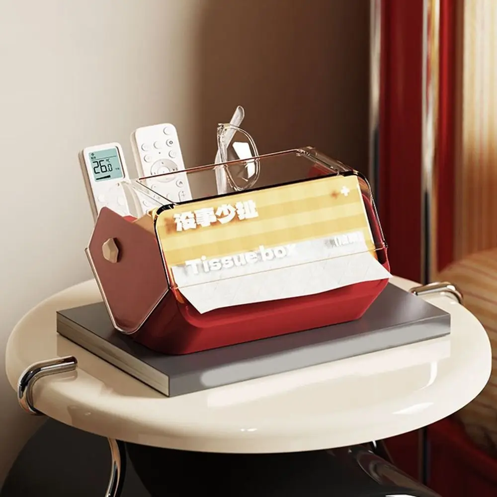 Durable Plastic Tissue Box Funny Anti Slip Tissue Case Cover Decorative Paper Storage Organizer Kitchen Supplies