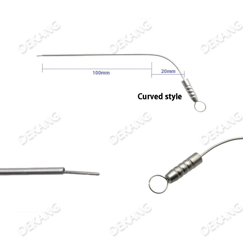 Tubo per risciacquo da tavolo per trattamento, disinfezione ripetuta, tubo di aspirazione per le orecchie