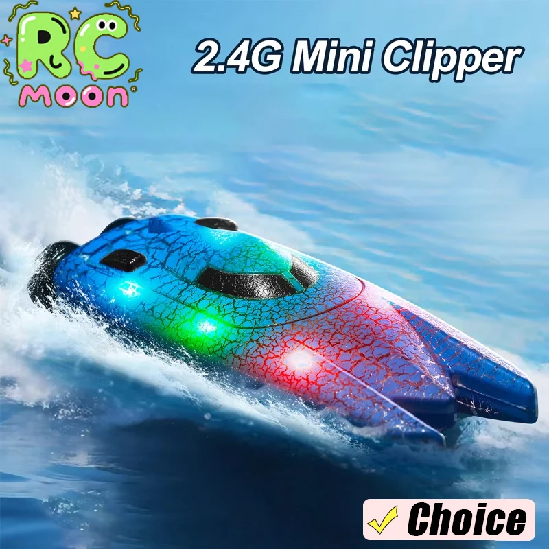 

2,4G 4-сторонняя мини-лодка с дистанционным управлением и легкой мини-водонепроницаемая 360-градусная регулировка скорости с длительным сроком службы батареи электрические машинки для стрижки