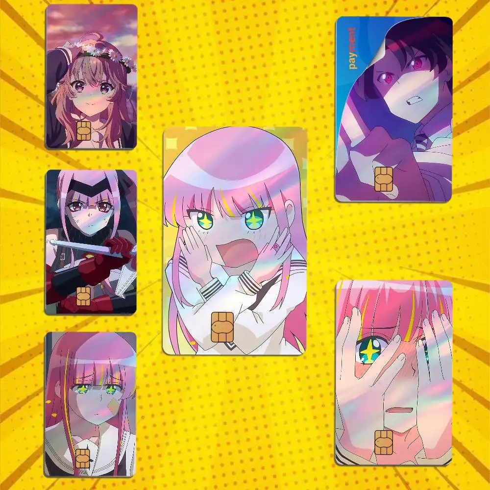 Meteor Hanaori Ryusei Narukami Card Skin Stickers For Bank Card Bus Metro Card Sticker Holographic Laser Credit Debit Stickers