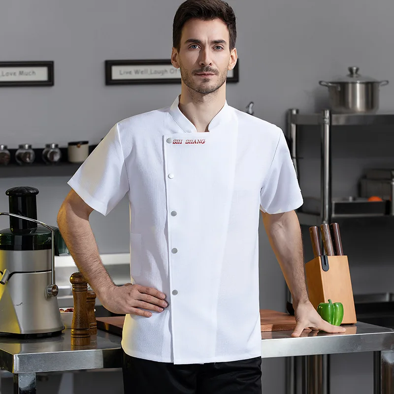 Restaurant occidental Steakhouse uniforme de travail hôtel restauration restauration restauration rapide Restaurant hôtel cantine cuisine été à manches courtes Chef Un