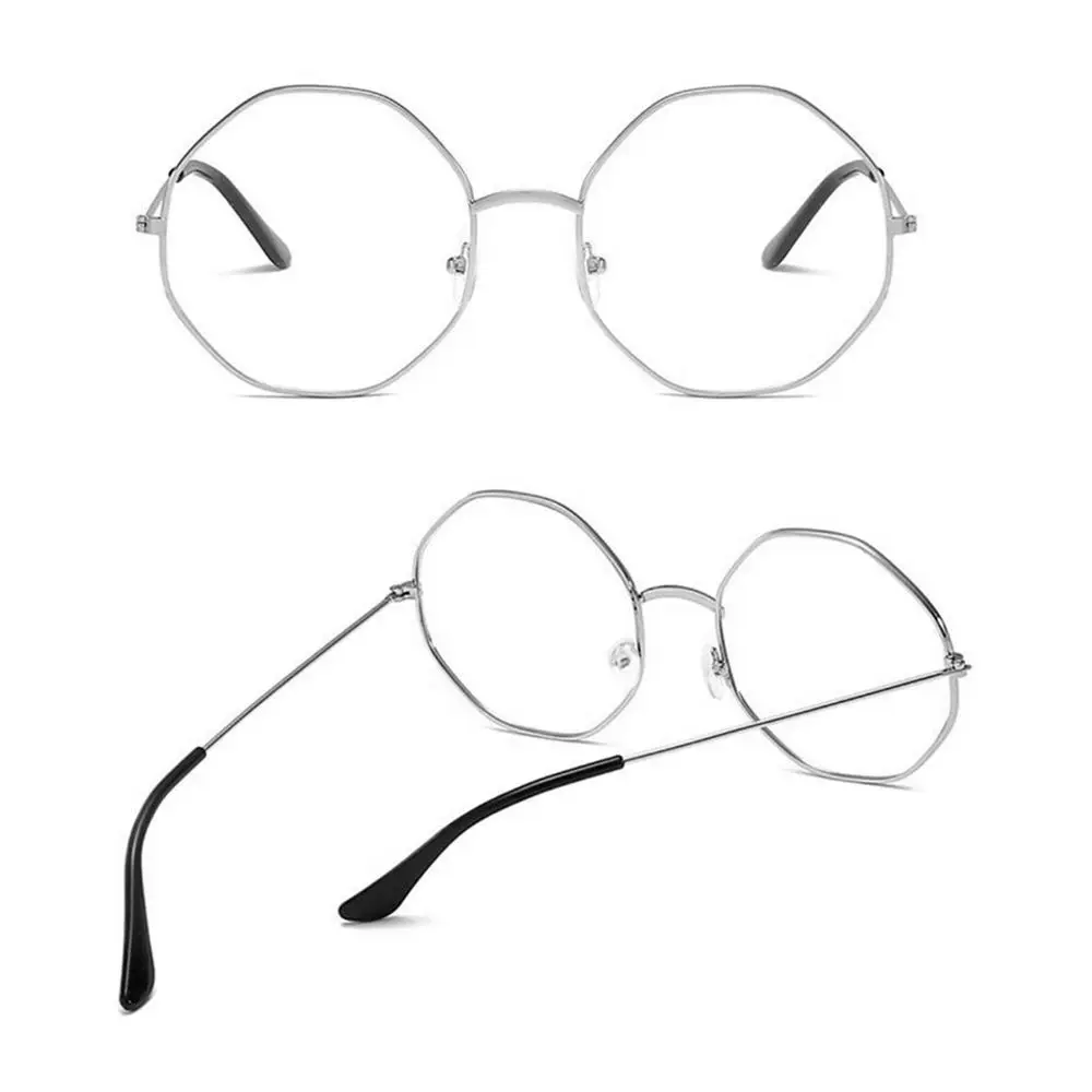 Classic Anti Blue light Octagon Retro Anti-blue Glasses Eye wear Vision Care Eyeglasses