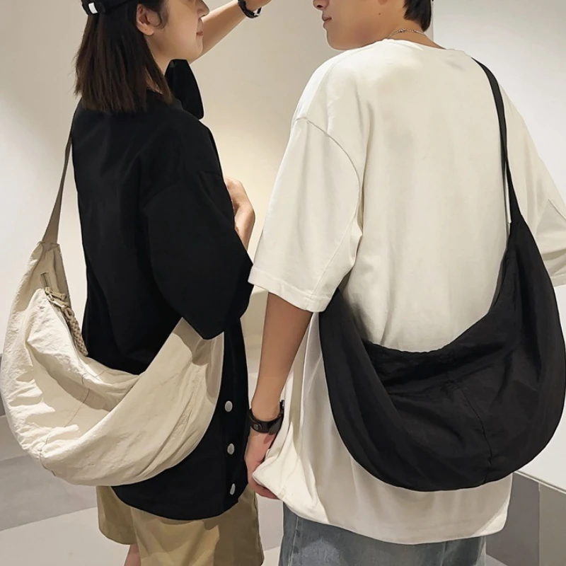 

Simple Nylon Women's Shoulder Bags Large Capacity Female Hobos Crossbody Bag Travel Versatile Messenger Bag Lightweight Handbags