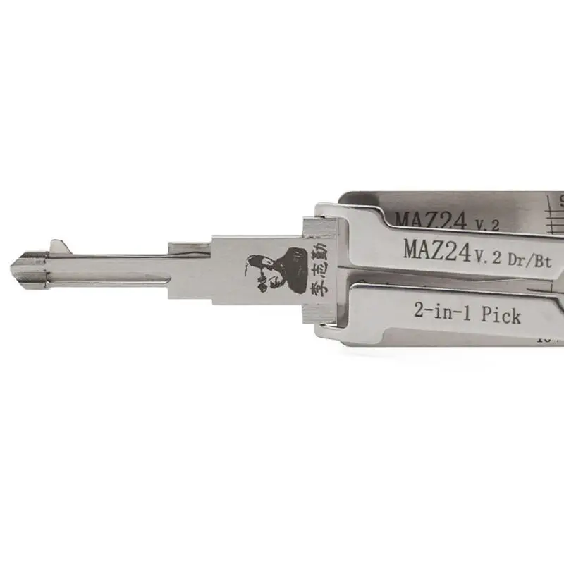 Lishi MAZ24 V.2 2 in 1 Locksmith Tool Lock Pick & Decoder Flat Milling for Mazda 2/3/5/6/8 Models view 3