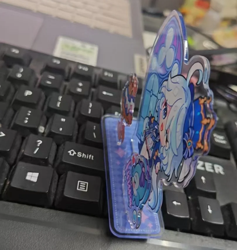 2025 أنيمي الاكريليك حامل نموذج لجسم Furina de Fontaine Focalors هيدرو أرشون إله العدالة لوحة زخارف مكتب هدية #4