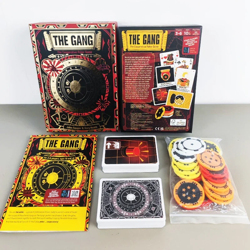 The Gang Board Game 2-6 Players Fun Strategy Table Game for Family Party Friends Entertainment card game