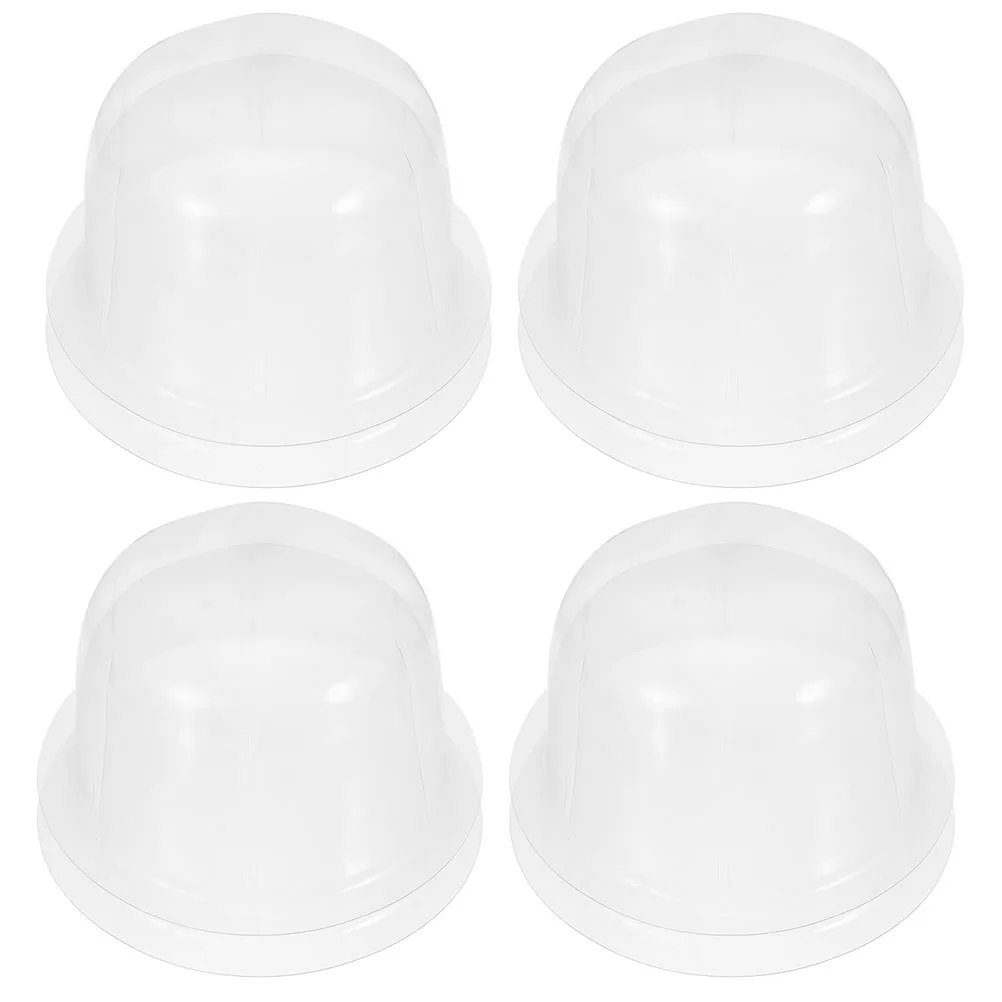 

8pcs Plastic Dome Hat Holders Cap Storage Rack for Baseball Hats Shape Brimless Space Saving Home Office Use
