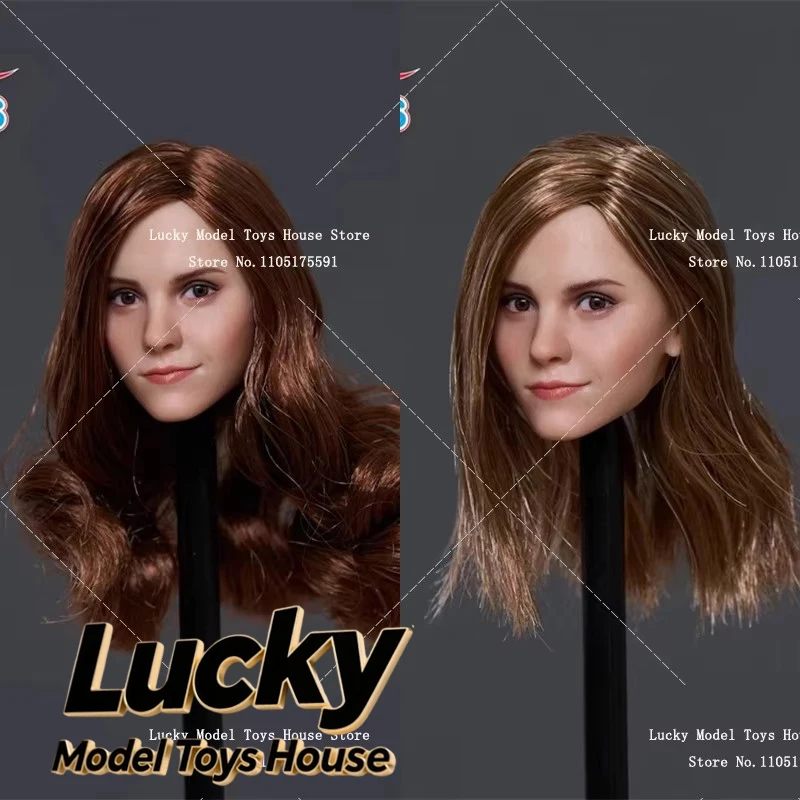 Z6TOYS ZC012 1/6 أنثى الممثل إيما واتسون حساسة رئيس نحت المنقولة العين تصميم نموذج لعب لتزيين الجسم الجندي 12 بوصة