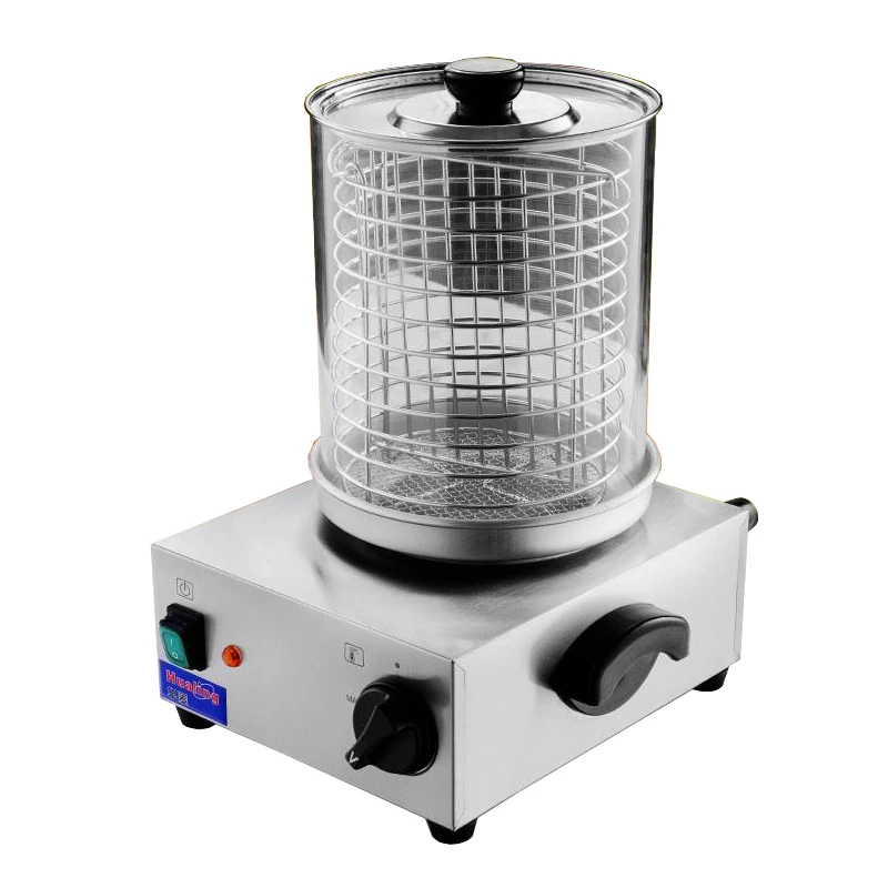 آلة هوت دوج الإلكترونية آلة تسخين السجق التجارية عرض عزل السجق معدات البوفيه آلة المطبخ