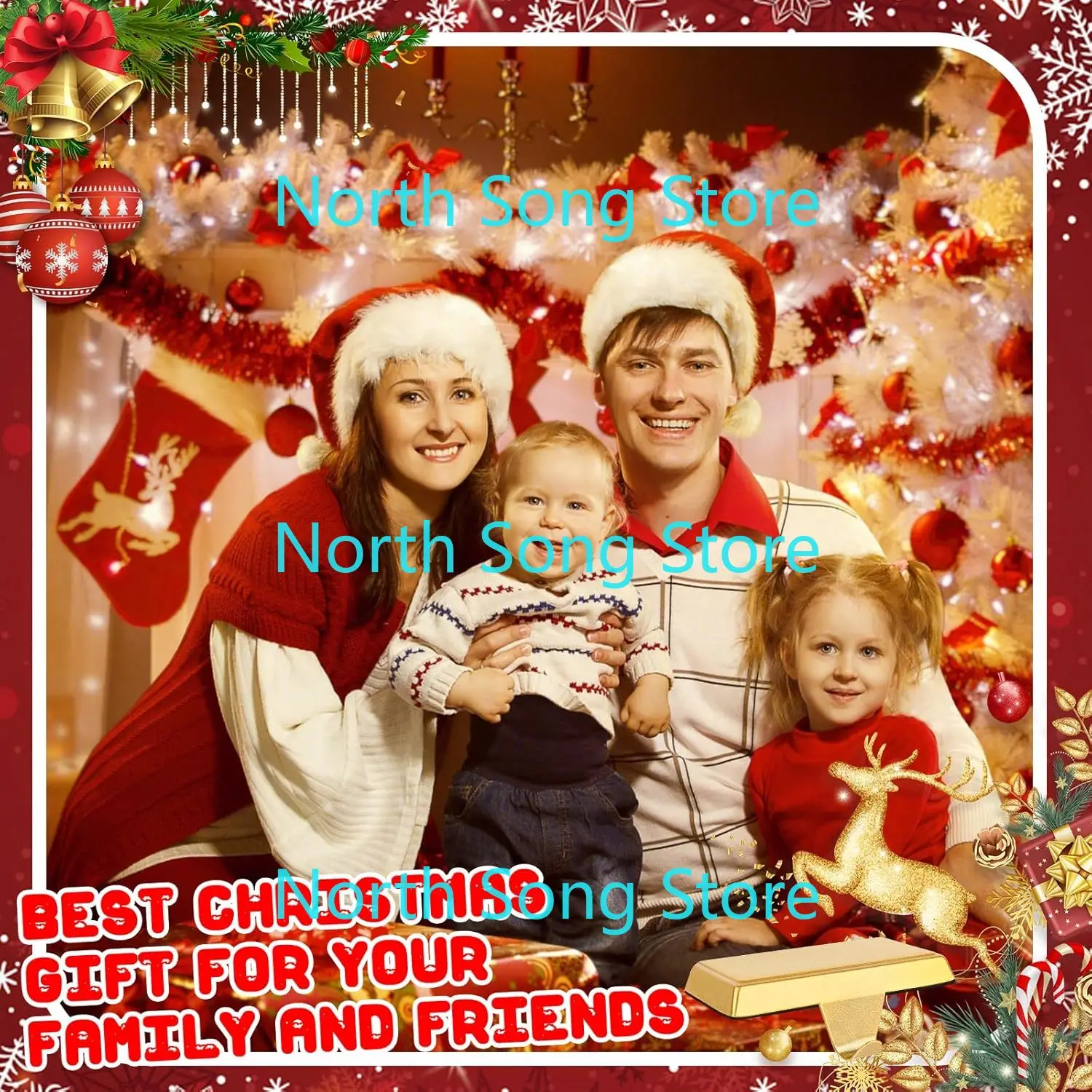 حاملات تخزين عيد الميلاد المعدنية لغطاءة شماعات تخزين شديدة التحمل وخطاف تخزين زينة عيد الميلاد لطاولات العداد #6