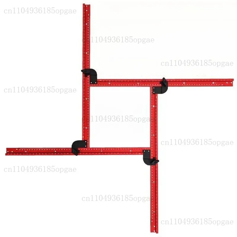

Milling square hole positioning backing woodworking trimming machine slotting hole auxiliary tool square rectangular hole openin