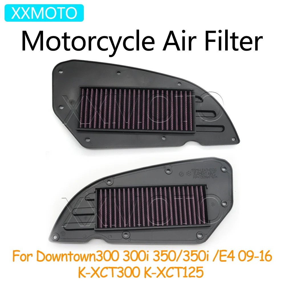 For KYMCO Downtown125 200i 250i 300 300i 350 350i E4 09-16 KXCT300 KXCT 125 300 Super Dink Motorcycle Air Filter Intake Cleaner