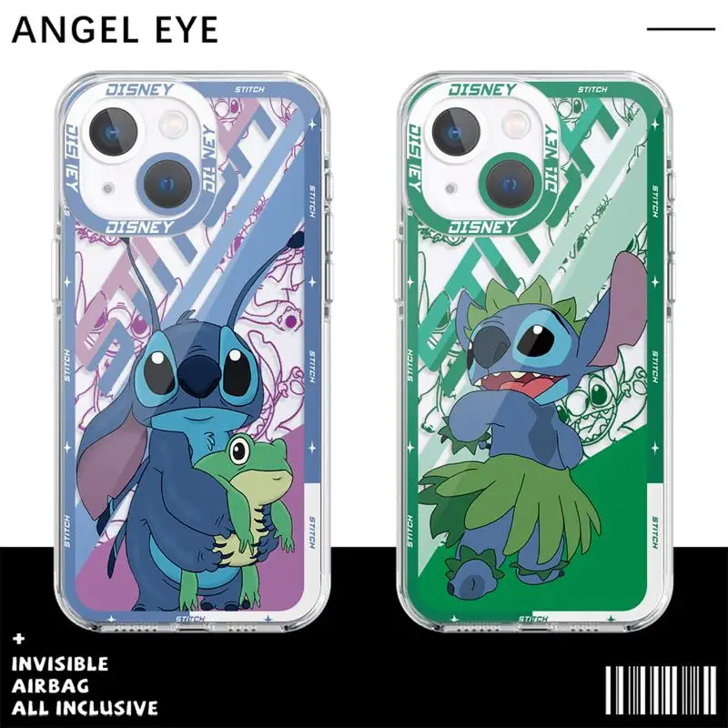 Stitch Zootopia Donald Duck Clear Phone Case for iPhone 15 14 Pro Max 13 12 11 XR X XS 8 7 6 Plus Transparent Thin Slim Cover