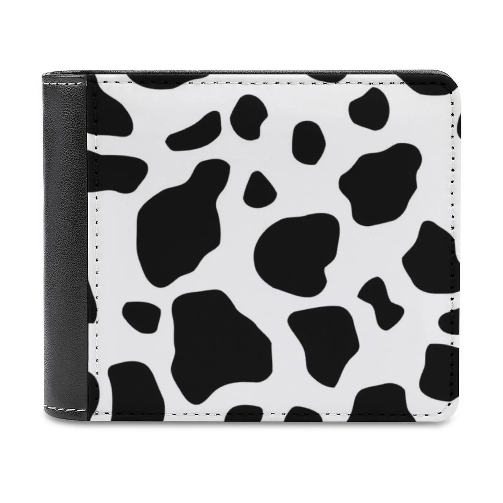 بقرة طباعة لينة الرجال محافظ جديد محفظة حاملي بطاقات الائتمان للذكور المحافظ الرجال المحفظة البقرة الأبقار الحب البقرة البقرة نمط البقر البقرة البقر