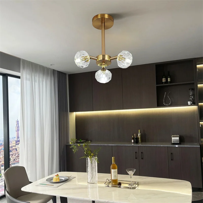 Modern Crystal Sconce Lamp G9 Wall Sconce Aisle Door Front Lights Sleeping Copper Wall Lights Bedside Lamp For Bedroom Fixtures