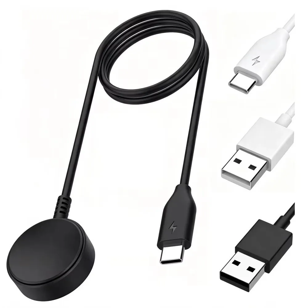 1 Meter Type C Charger Magnetic Fast Charging Magnetic Charging Cable USB Type C For Galaxy Watch Charger
