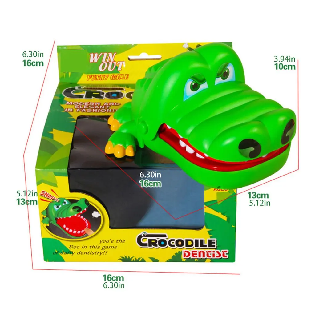 Crocodile Teeth Biting Toy Game Shark Biting Finger Dentist Games Funny Toys for Kids Adults Crocodile Bite Finger Toy