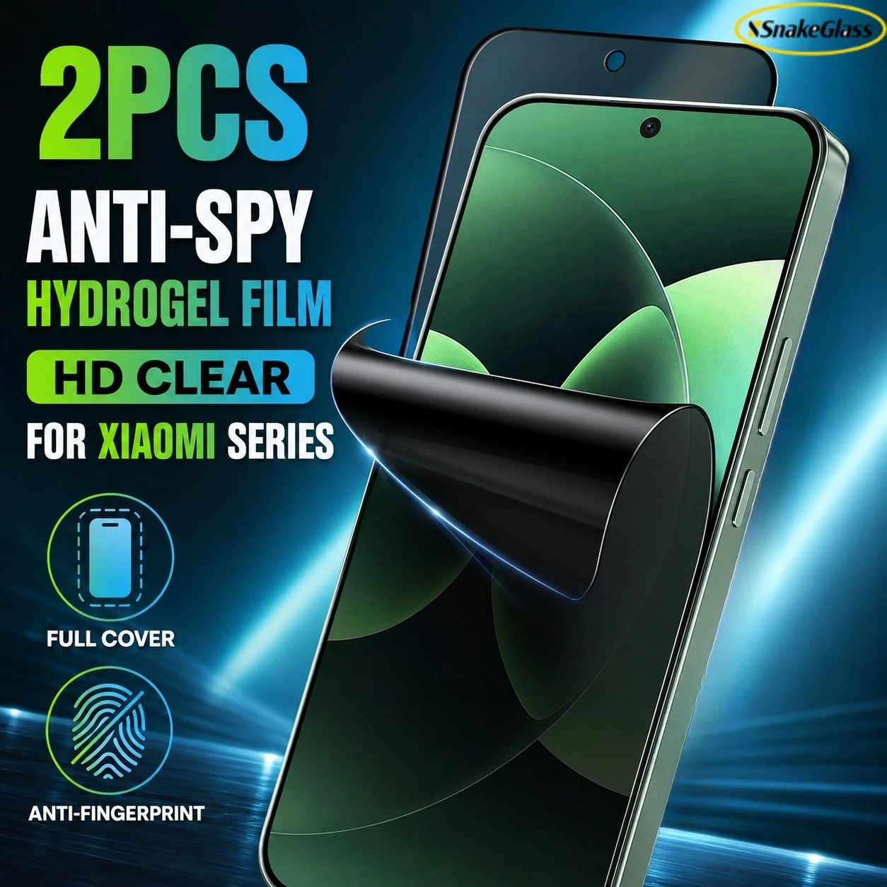 2 Stück Sichtschutz-Hydrogel für Xiaomi 17T 13 Lite 12T Pro 11 Lite 15Ultra 14Pro 13 17Pro Displayschutzfolie Anti-Spy-Film mit Glatter Oberfläche