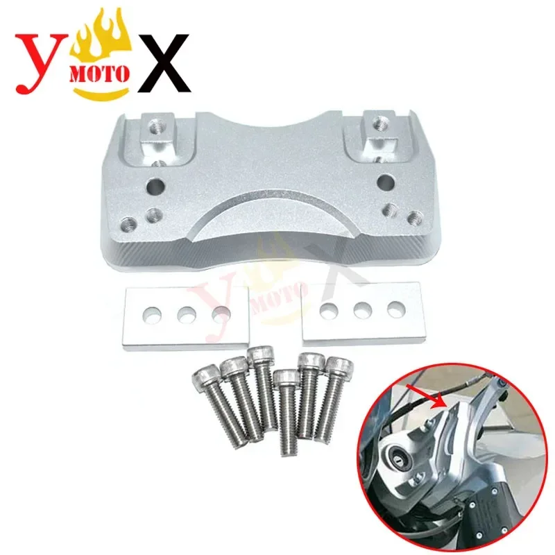 

Motorcycle Drag Bar Handlebar Riser Rise Clamp Spacer Base Seat Adapter Mounting For BMW K1200GT 2005-2008 K1300GT 2009-2012