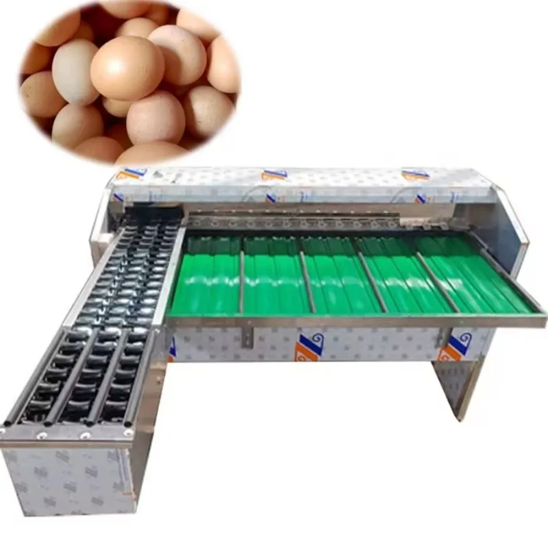 Aangepaste sorteerstandaarden Roestvrij staal Eier sorteermachine Systeem Eiersorteerapparatuur Eierclassificator Apparaatmachine