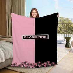 Kpop-BLACKPINK Bed Blanket for Sofas Luxury Throw Blankets Sofa Decoration Fluffy Soft Blankets & Throws Home Interior Nap Hairy