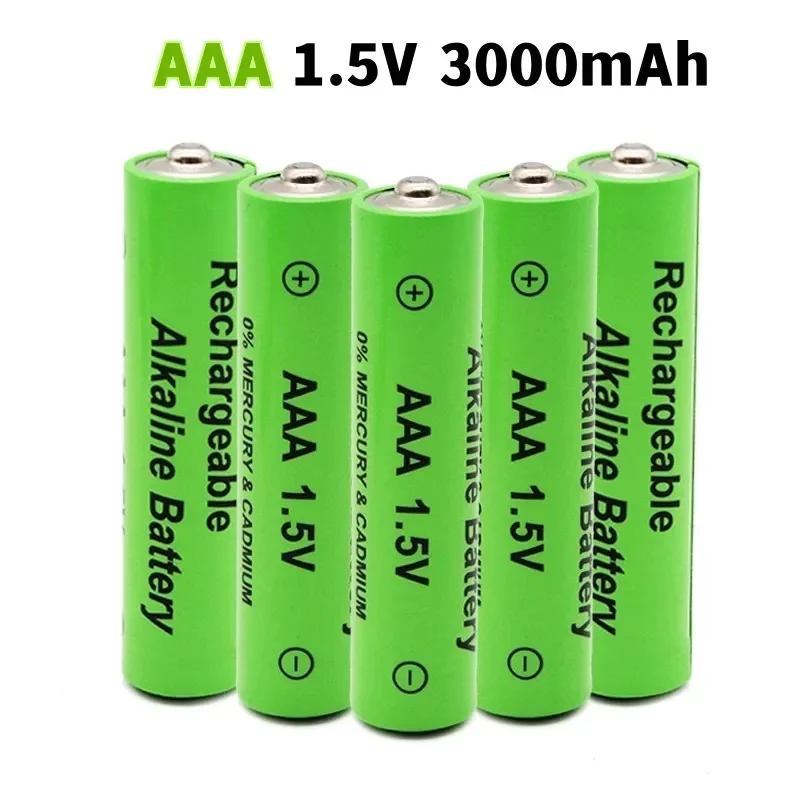 AAA battery 1.5V 3000mAh alkaline AAA rechargeable battery for remote control toy light battery high capacity Long endurance