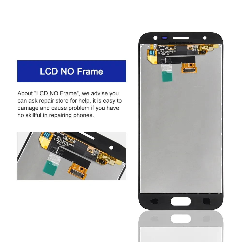 Tested  5.0\'\' Display For Samsung Galaxy J3 2017 J330 J330FN SM-J330FN J330DS LCD Display Touch Screen Digitizer Assembly