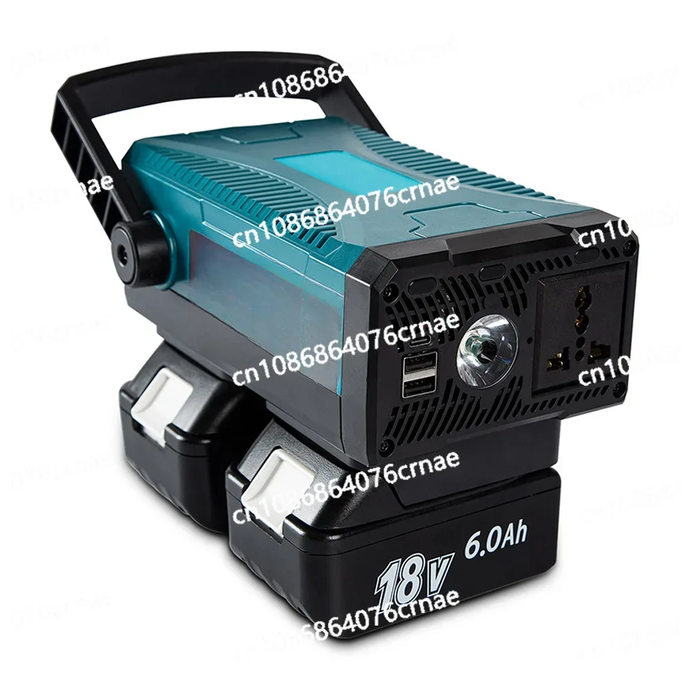 18V Battery Outdoor Portable Inverter 300W DC 18V20V To 110 Modified Sine Wave Power Adapter in-One Machine Inverter