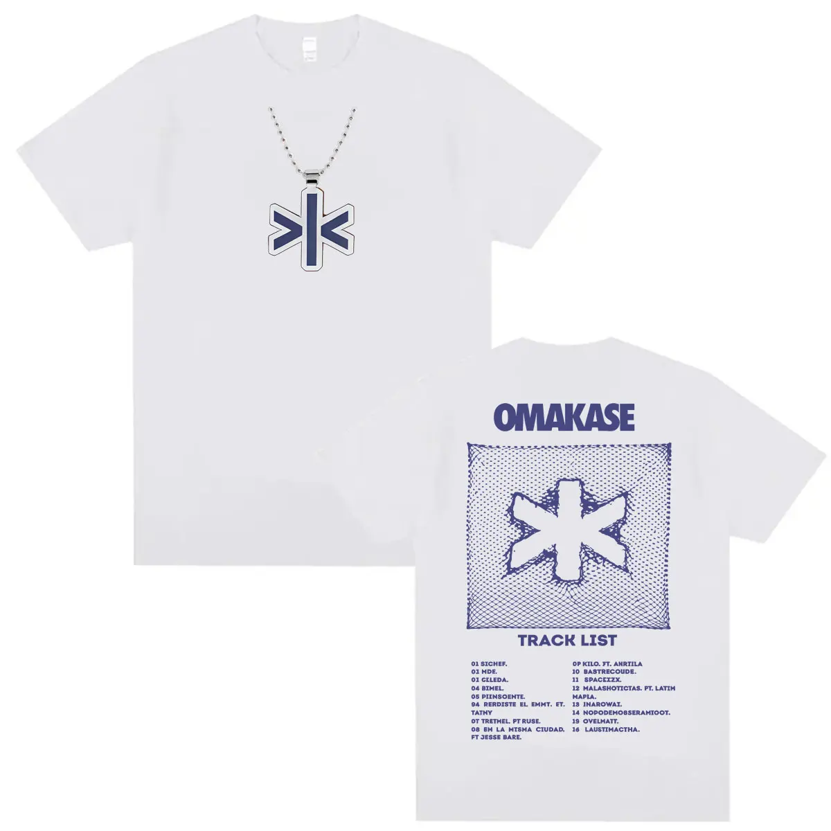 Alvaro Diaz Omakase Album Track List Tee Shirt Men's Clothes Fashion Gothic Classic T Shirt Casual 100% Cotton Oversized T-shirt