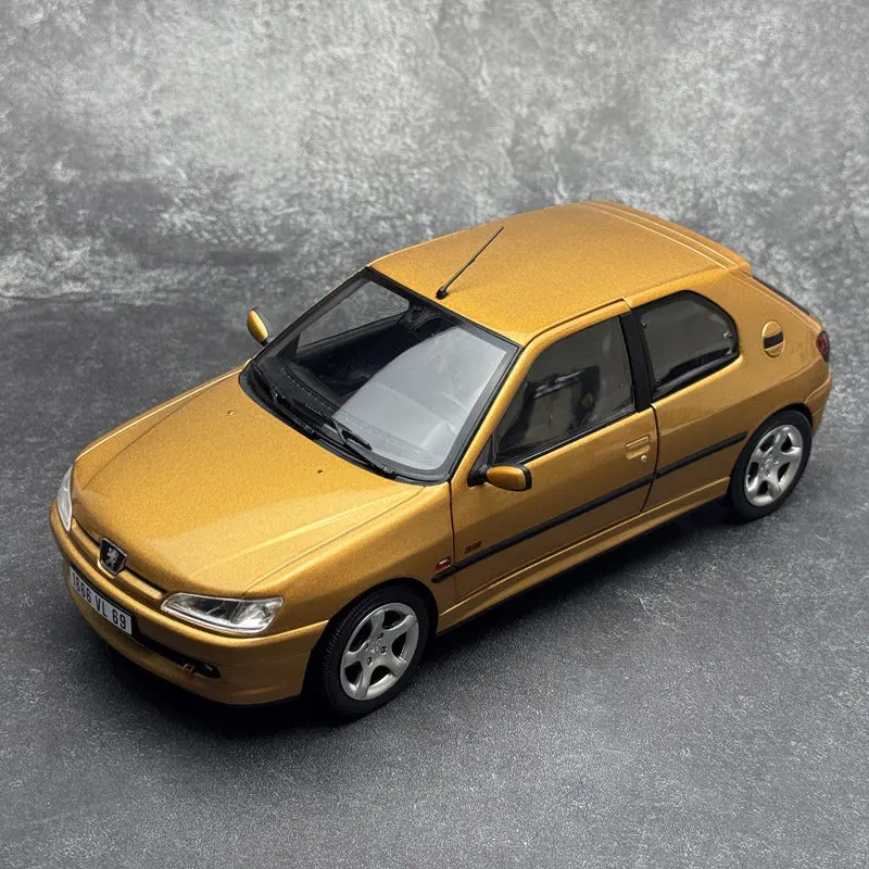 NOREV Diecast 1/18 Scale 309 GTI 106 Sports Car Model Alloy 309 GTI 106 Racing Play Vehicles Model Collected Display