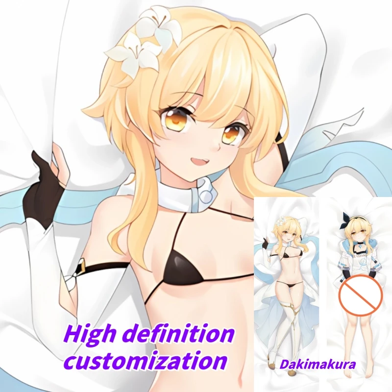 

Dakimakura Anime Pillow Case Genshin Impact Lumine Double-sided Print Of Life-size Body Pillowcase Gifts