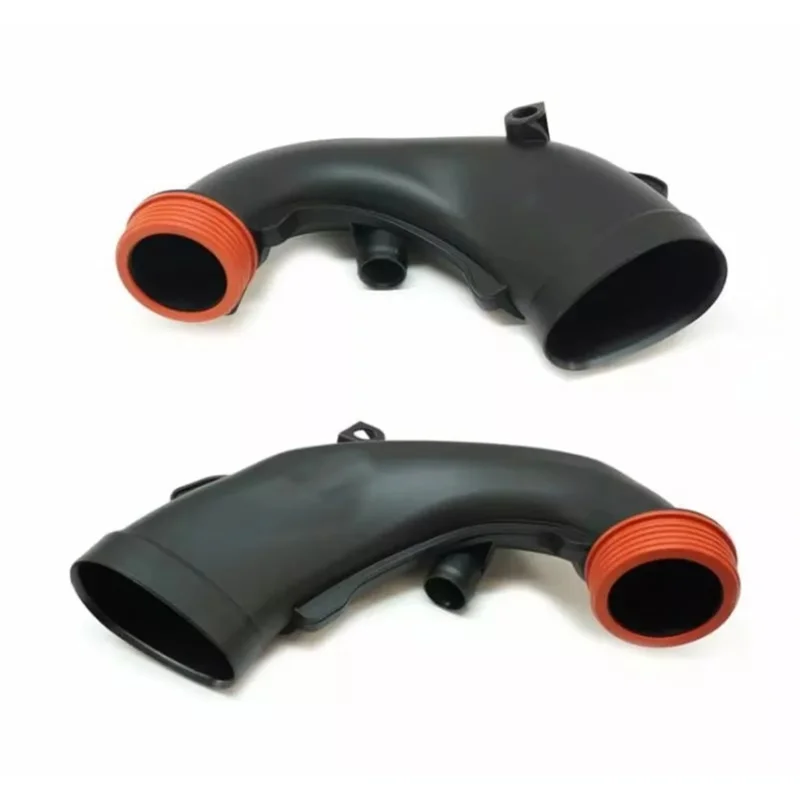 Compact 2Pcs Engine Turbo Intake Hose For BMW 5 / 6 / 7 Series X5 X6 E70 E71 F02 F06 F07 F12 13717577452 13717577451