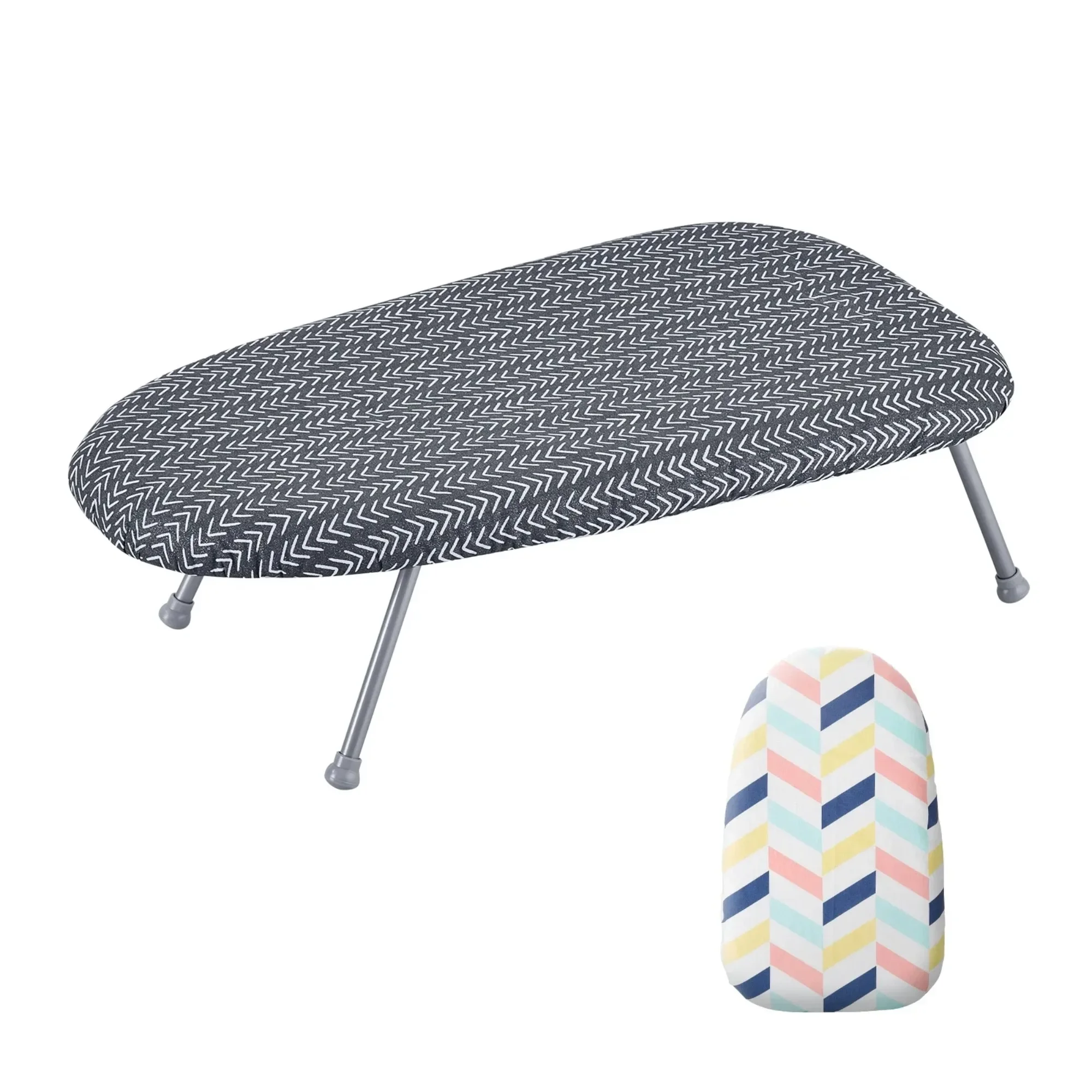 

Tabletop Ironing Board 23.4 x 14.4, Small Iron Board with Heat Resistant Cover and 100% Cotton Cover, Mini Ironing Board