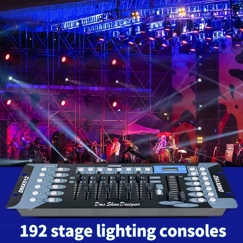 Imagem -05 - Dmx Equipamento Controlador de dj Disco Stage Lighting Console 512 Din Led Par Moving Head Festa de Boate Lavar Feixe de Luz