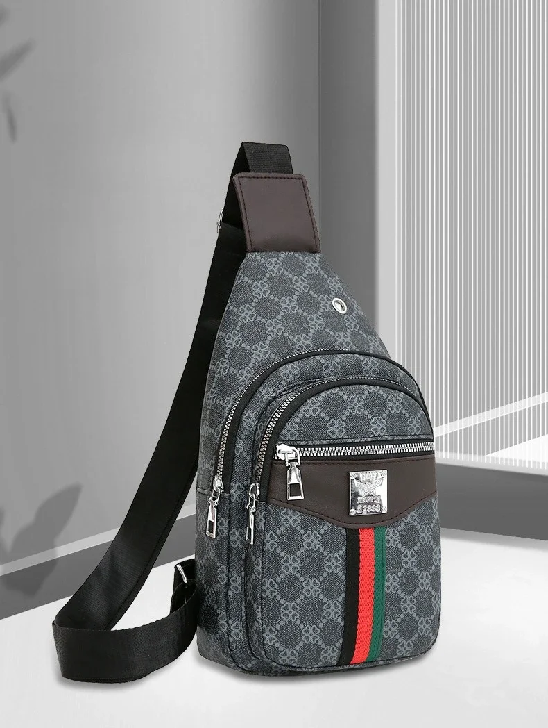 Universelle Multifunktionale Umhängetasche für Herren/Damen, Schulter-Crossover-Brusttasche, lässige Handtasche mit Kopfhörerfach – Detail 1