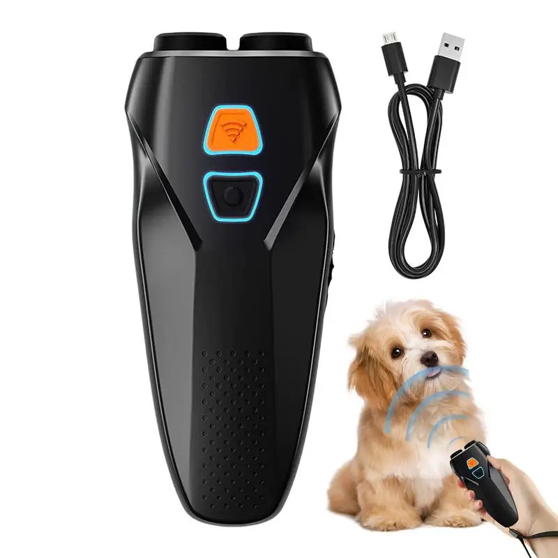 

Dog Bark Guard Rechargeable Dog Stop Barking Outdoor Training Tool LED Lighted Small Medium Large Dogs Corrects Barking Behavior
