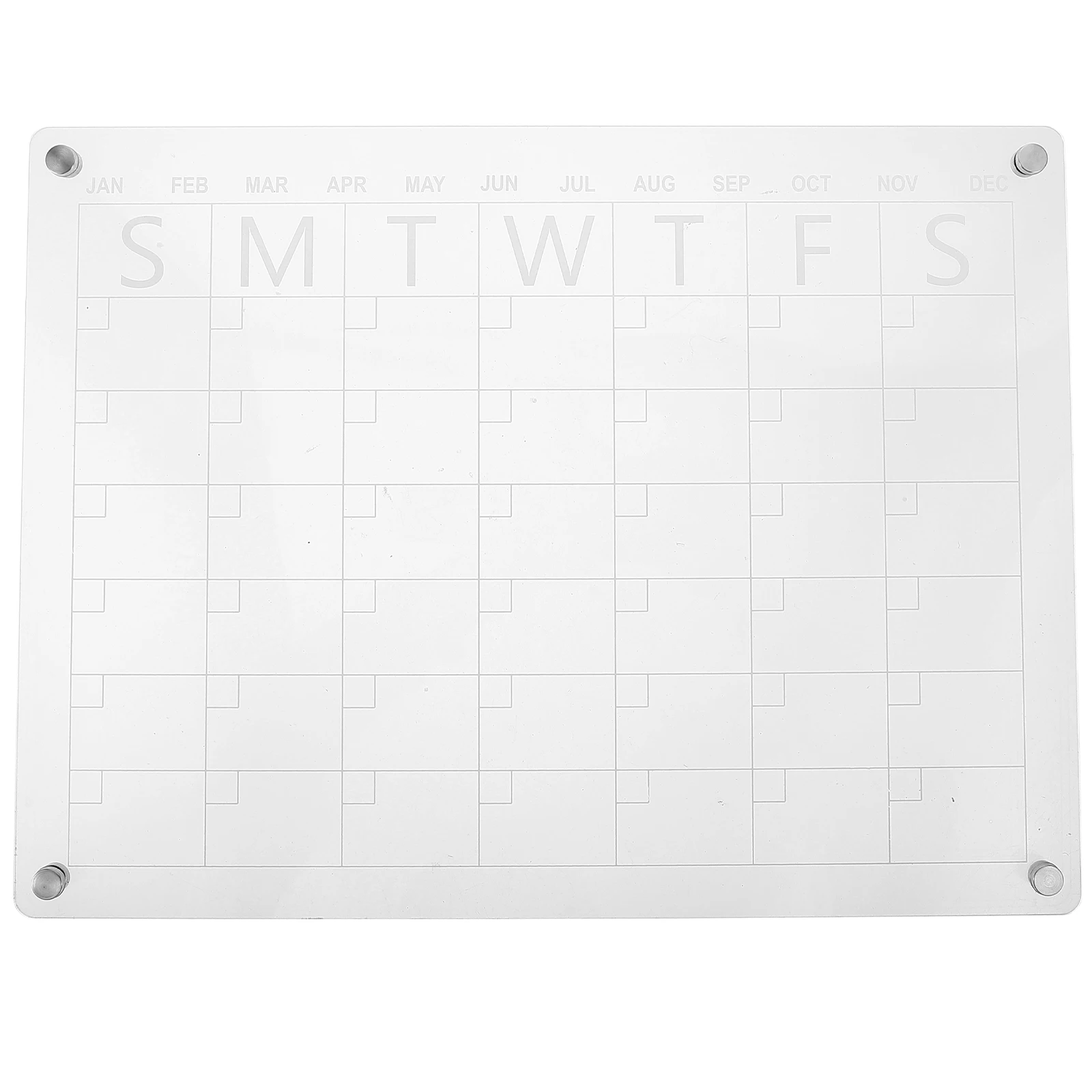 

Magnetic Dry Erase Board Weekly Fridge Clear Wall Planner Monthly Calendar Kitchen Message Transparent Display Schedule Plan
