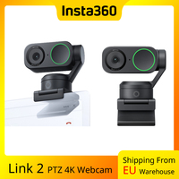 Insta360 Link 2 PTZ 4K Webcam For PC Mac Link 2 AI Tracking Gesture Control AI Noise-Canceling 4K Webcam Link2 4K Webcam