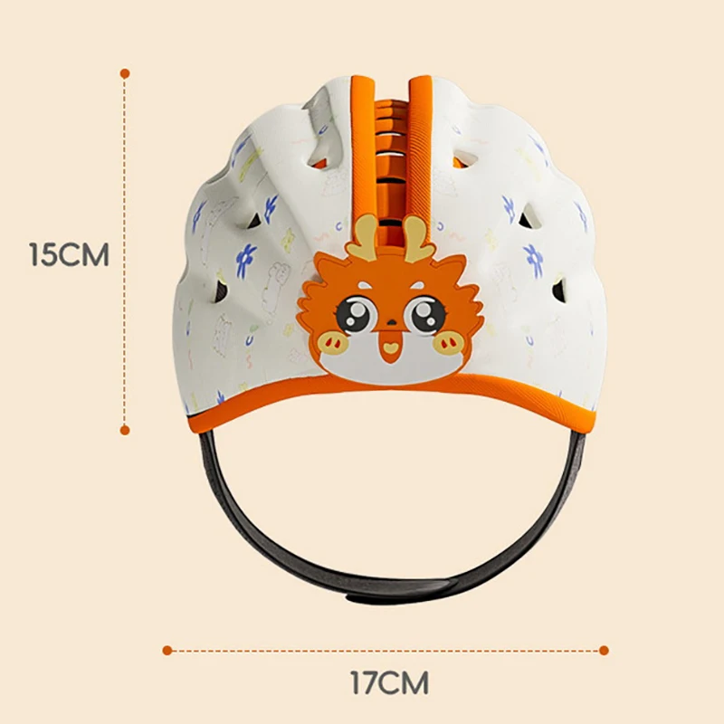 1Pc Baby Safety Hat Child Walking Learning To Walk Adjustable Breathable Head Protection Anti-Fall Cap Infant Protection Gear