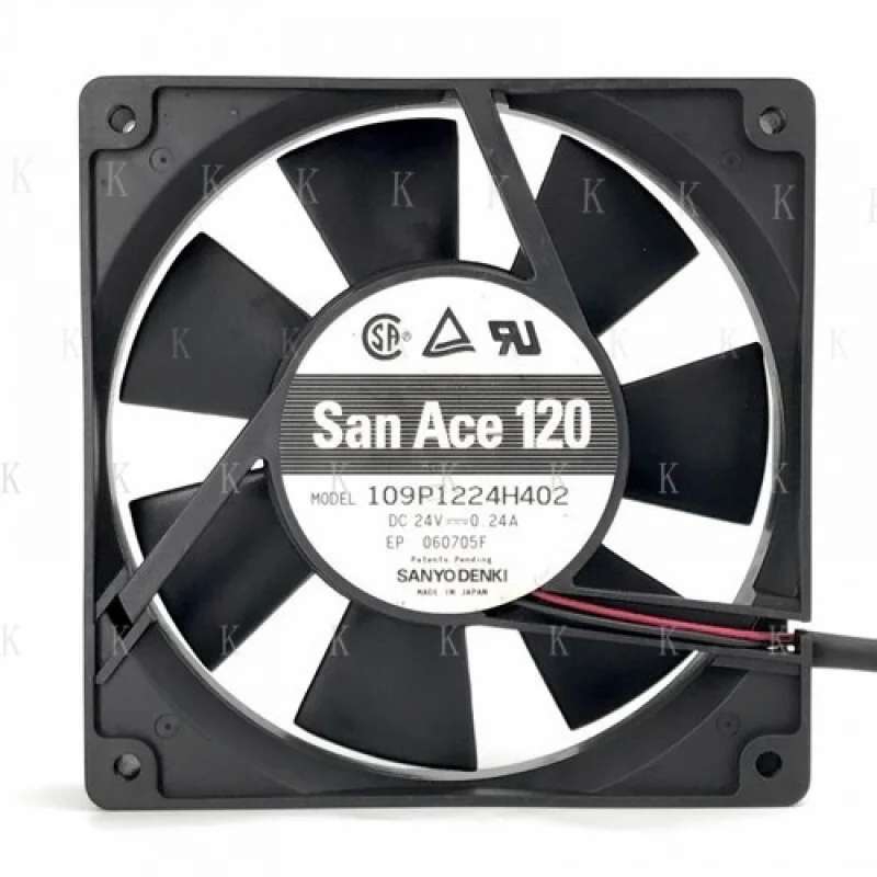 

C ДЛЯ Sanyo 109P1224H402 12025 DC 24 В 0,24 А 12 см 2-проводной бесшумный охлаждающий вентилятор