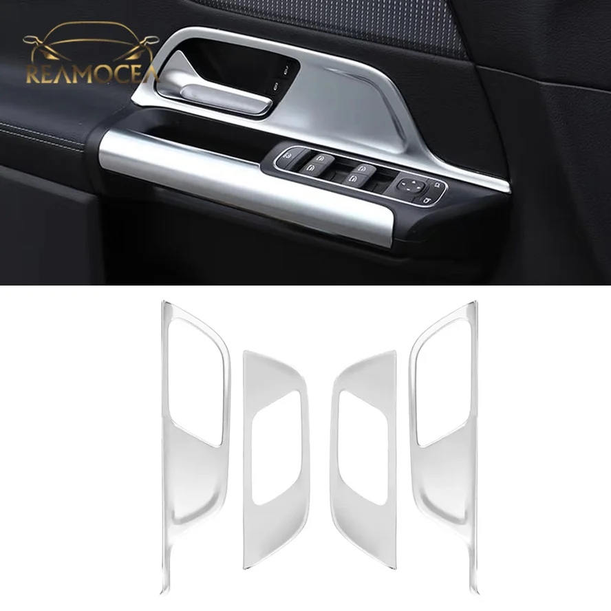 

Reamocea Inner Door Handle Frame Air Vent Outlet Ring Armrest Box Center Window Switch Trim Cover For Benz B GLB/GLA 2020-2022