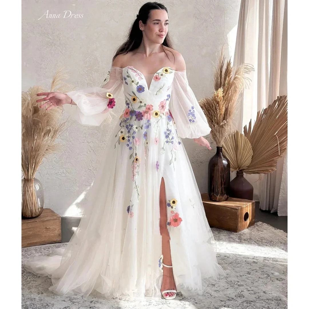 

Anna Wedding Party Dress Women Elegant Party Custom Made Custom Occasion Dresses for Special Occasions Leaky Shoulders Line A