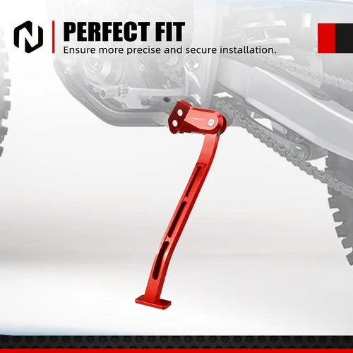 Imagen 2 del producto NICECNC para Honda CRF 450R CRF 250R 2019-2025 soporte lateral de aluminio para motocicleta Honda CRF450RWE 2024 2025 CRF250RWE