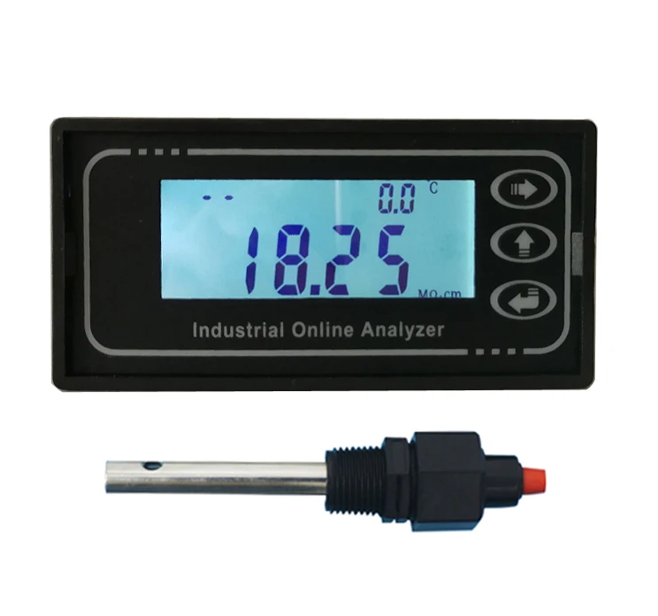 Online Conductivity Resistivity 0-18.25 MQ Shift To Display 0.055-1uS For Pure Water