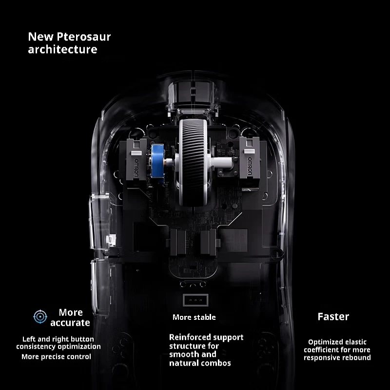 MCHOSE A5 V3 Wireless Gaming Mouse Pixart3395 Sensor 56g Lightweight TOPSPEED Low Latency Connection 2.4G 8kHz Polling Rate