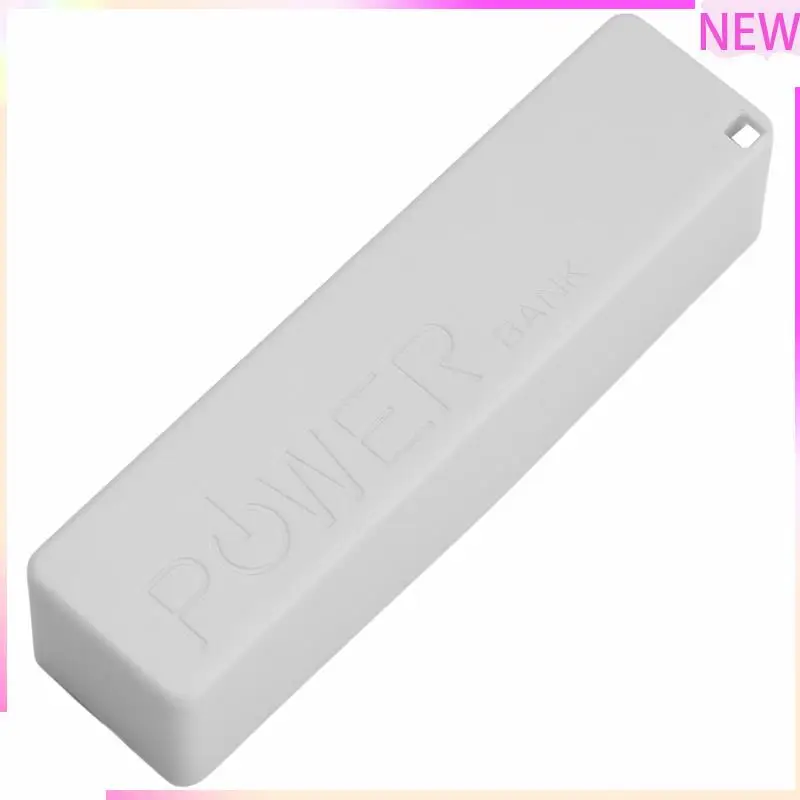 

B27B 10X Портативное внешнее зарядное устройство Power Bank 18650 с брелком (без аккумулятора) (белый)