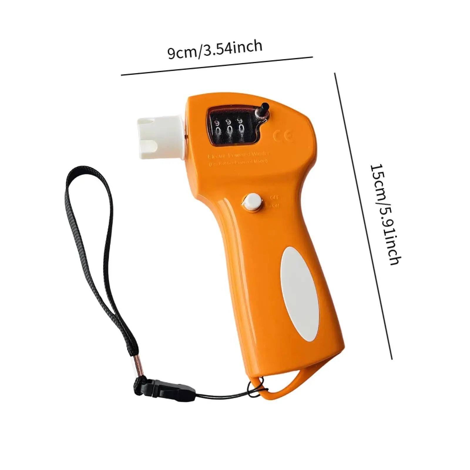 Digital Display Automatic Rubber Band Winder Lightweight Compact Easy Setup for Model Aircraft Hobby