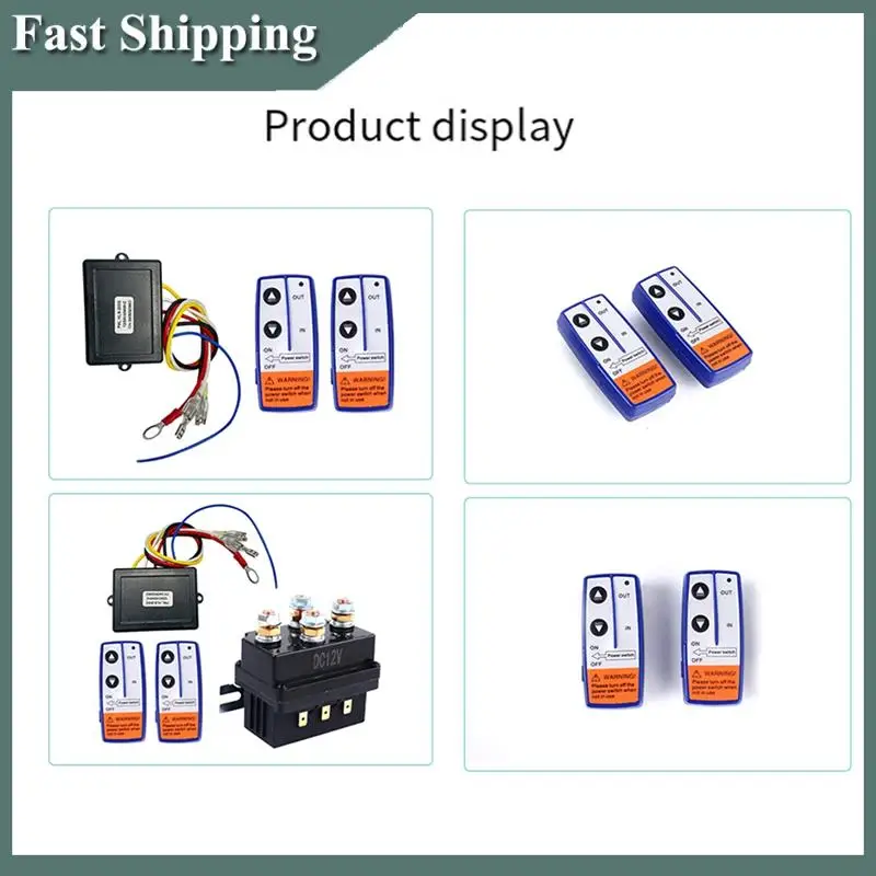 

-MEOF 12V 500A Winch Relay 4450 Set With 2 Remote Controls + Controller + Relay Set