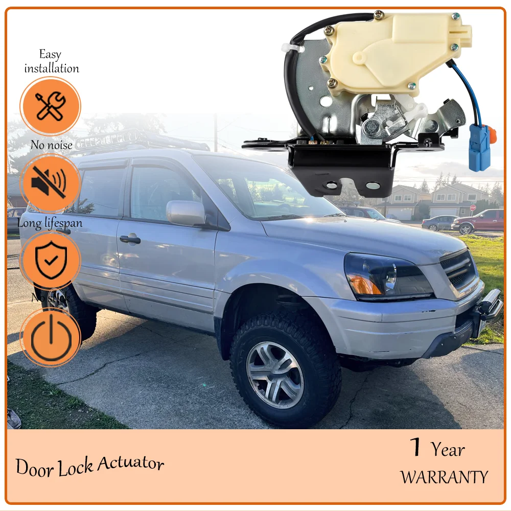 Rear Tailgate Lock Latch Actuator Compatible with 2003-2008 Honda Pilot & 2001-2006 Acura MDX, oem 74800-S3V-A01,74800S3VA01