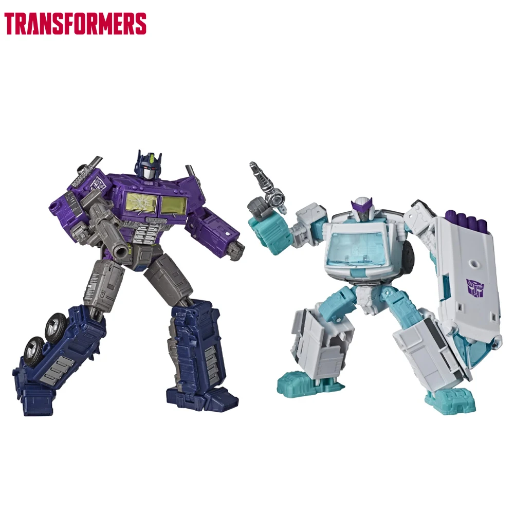 

Transformers Generations Selects Wfc-Gs17 Shattered Glass Ratchet and Optimus Prime, War for Cybertron Deluxe Action Figure